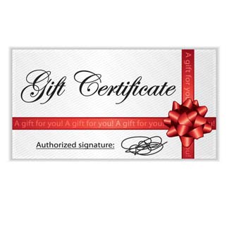 gift certificates